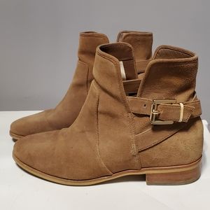 MK tan suede boots π’